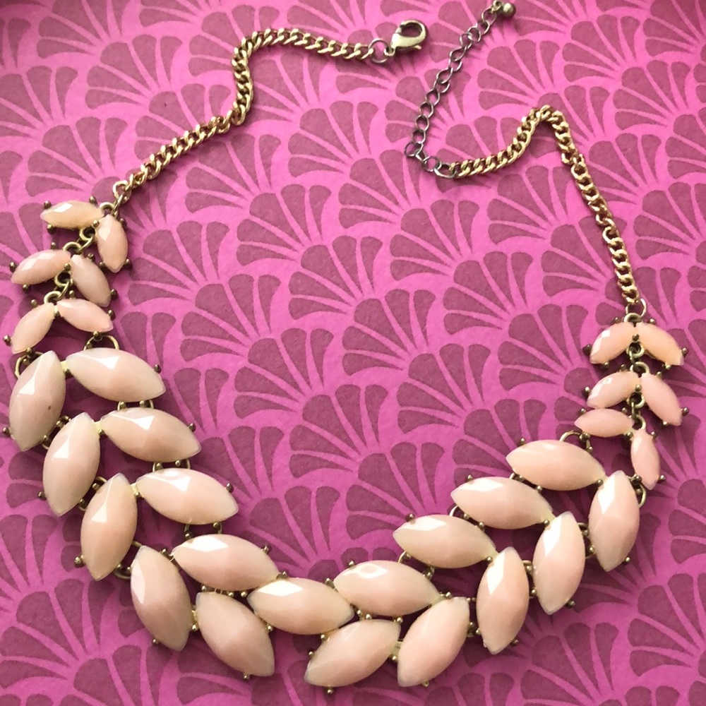 stylish pink shell like gems necklace💎💞✨
